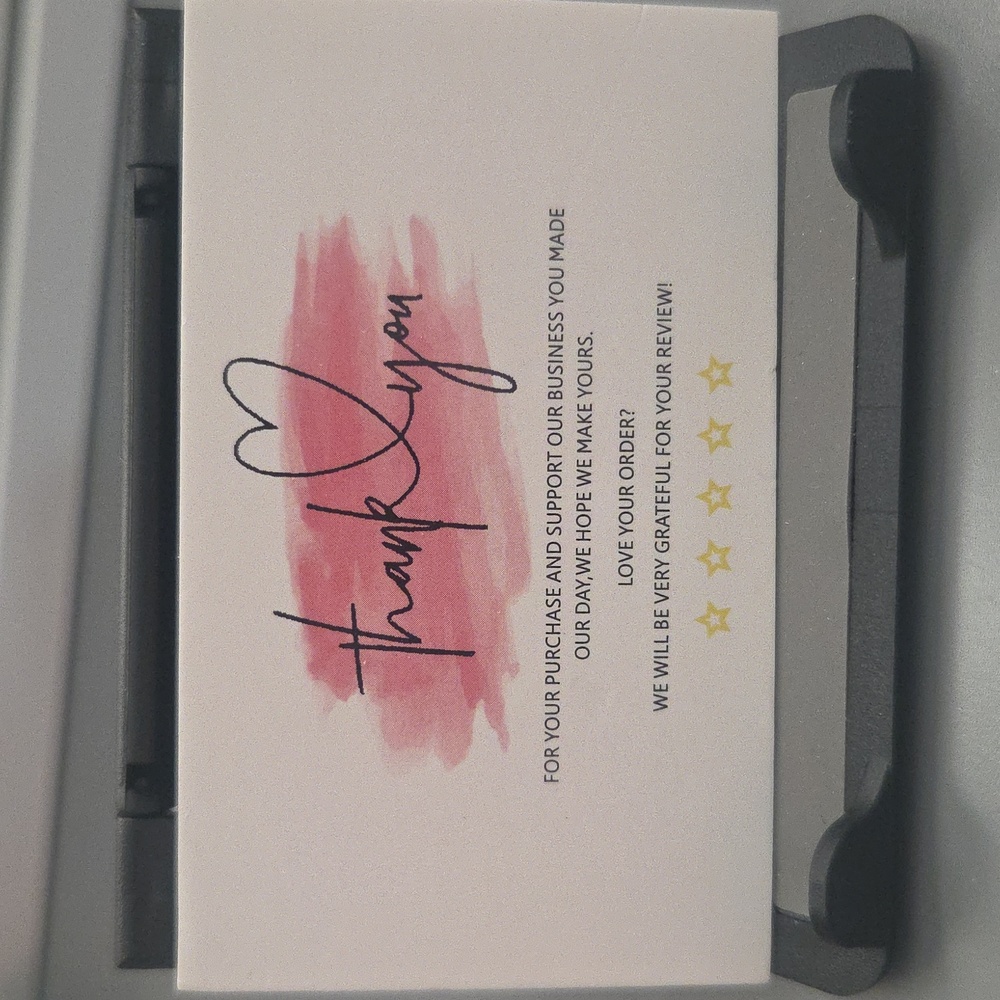 50 Thank You Cards With Heart NWT - Picture 4 of 5